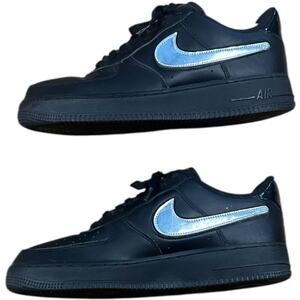 Nike Air Force Black ‘Removable Swoosh’ Sneaker